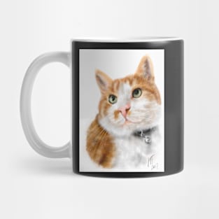 Cross Eyed Kittie Cat Mug